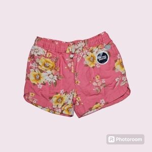 OshKosh B'gosh Girls Floral Shorts Size 5 NWT